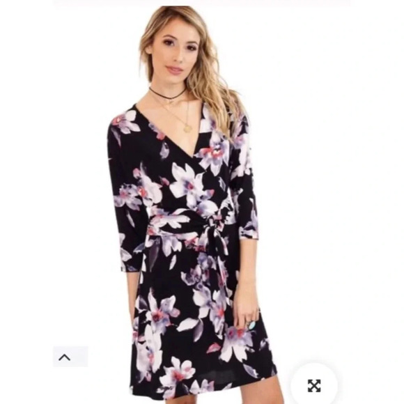 NEW Veronica M. Kimono Wrap Dress - Picture 1 of 7